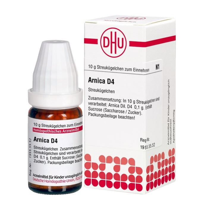 DHU Arnica D4 Streukügelchen, 10 g Globules