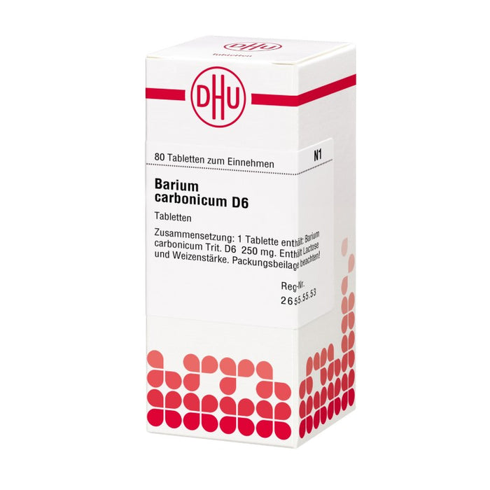 DHU Barium carbonicum D6 Tabletten, 80 pc Tablettes