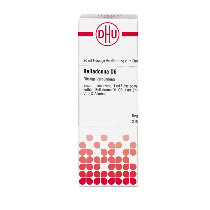 Belladonna D6 DHU Dilution, 20 ml Lösung