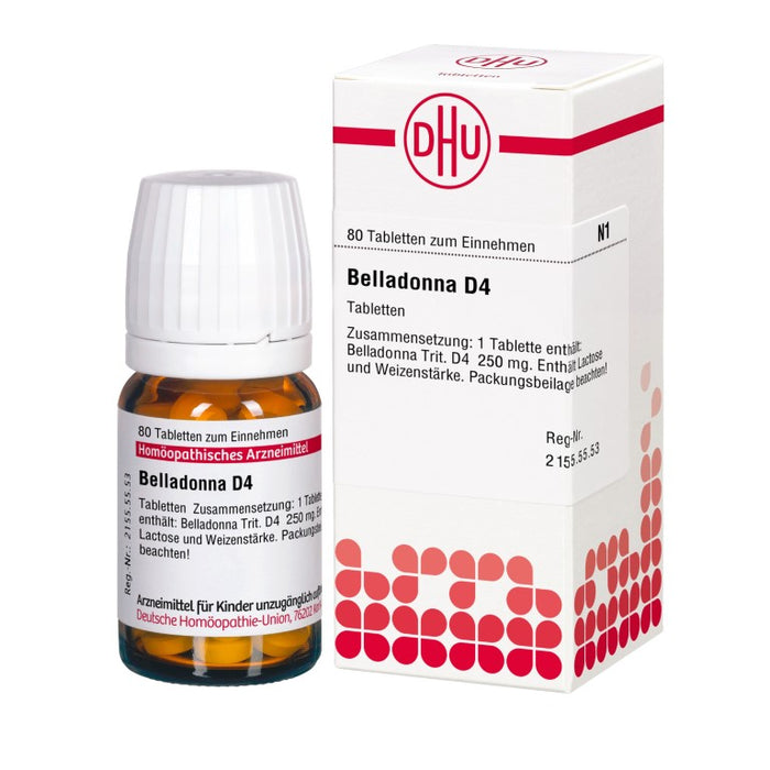 DHU Belladonna D4 Tabletten, 80 pcs. Tablets