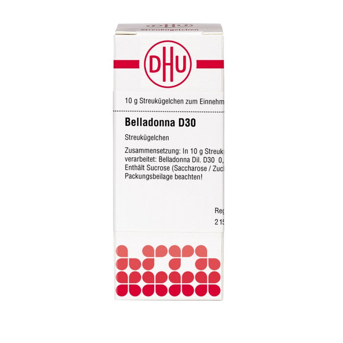 DHU Belladonna D30 Streukügelchen, 10 g Globules