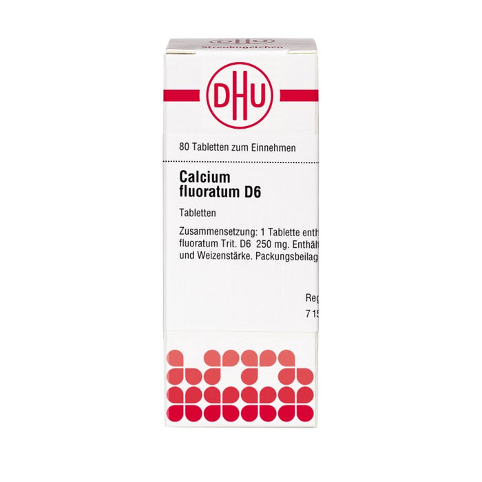 DHU Calcium fluoratum D6 Tabletten, 80 pcs. Tablets