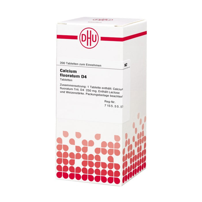 DHU Calcium fluoratum D4 Tabletten, 200 St. Tabletten