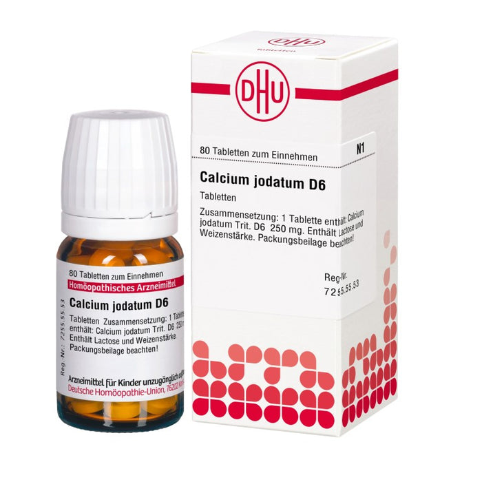 DHU Calcium jodatum D6 Tabletten, 80 pc Tablettes