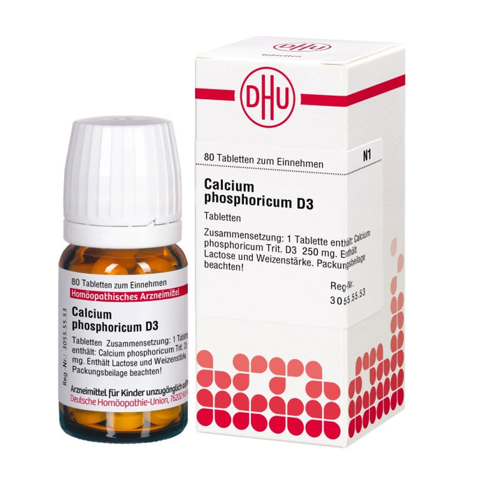 DHU Calcium phosphoricum D3 Tabletten, 80 St. Tabletten