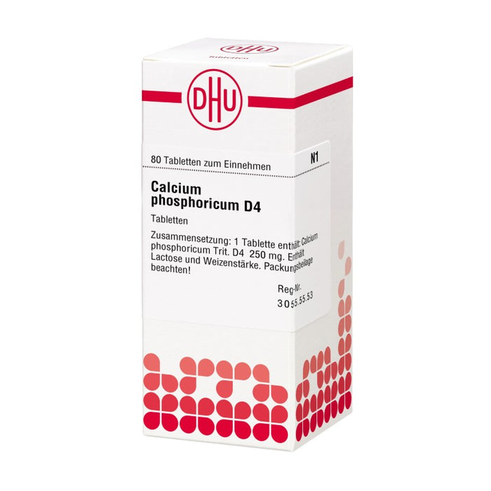 DHU Calcium phosphoricum D4 Tabletten, 80 St. Tabletten