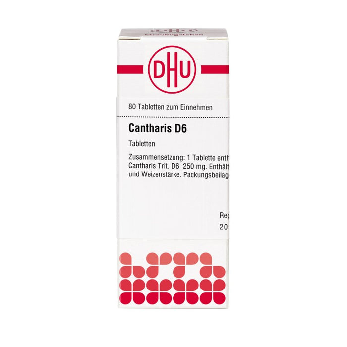 DHU Cantharis D6 Tabletten, 80 pcs. Tablets