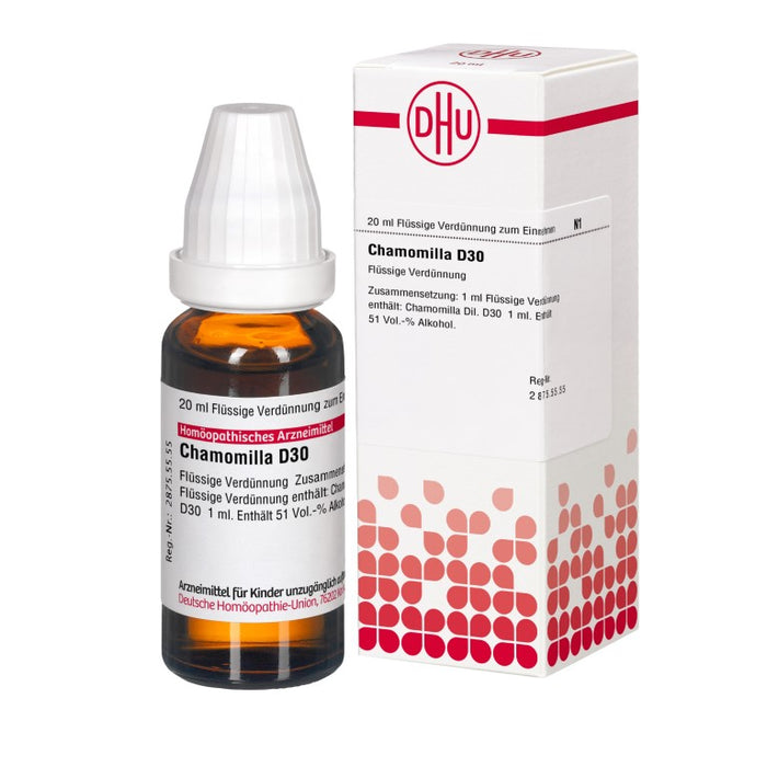 DHU Chamomilla D30 Dilution, 20 ml Lösung