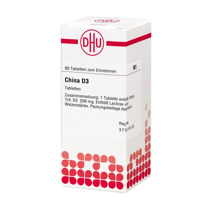 DHU China D3 Tabletten, 80 pcs. Tablets