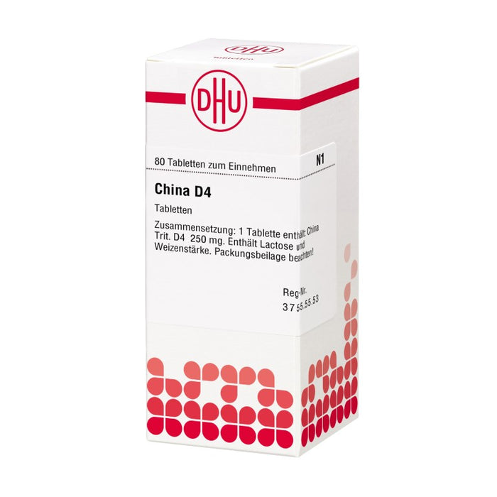 DHU China D4 Tabletten, 80 pc Tablettes