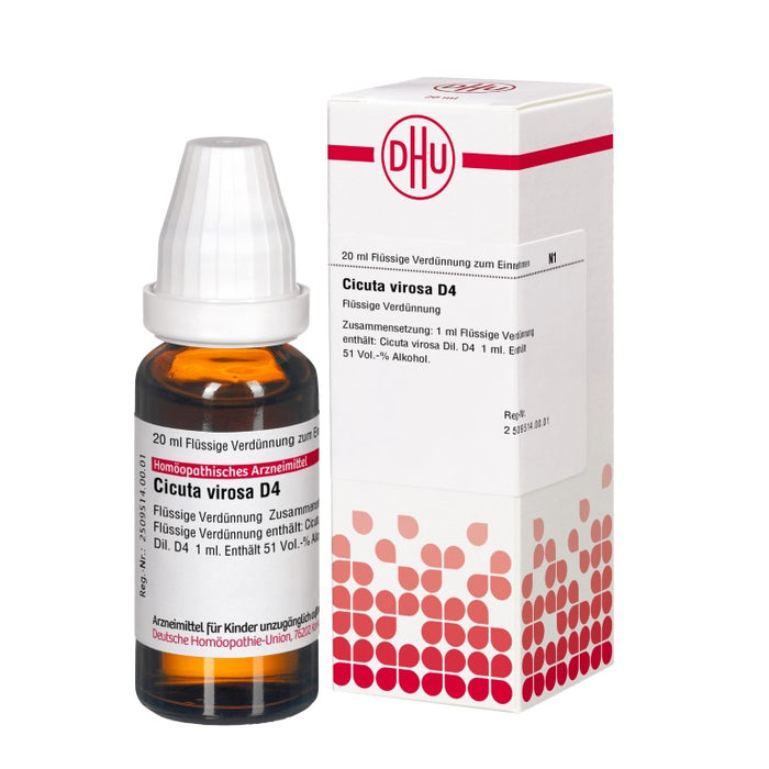 Cicuta virosa D4 DHU Dilution, 20 ml Lösung