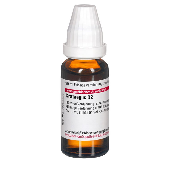 DHU Crataegus D2 Dilution, 20 ml Lösung