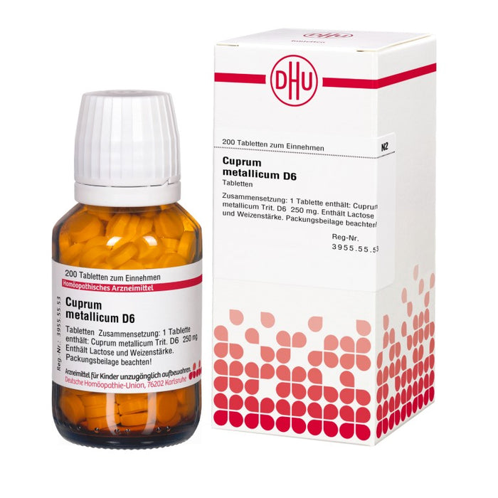 DHU Cuprum metallicum D6 Tabletten, 200 St. Tabletten