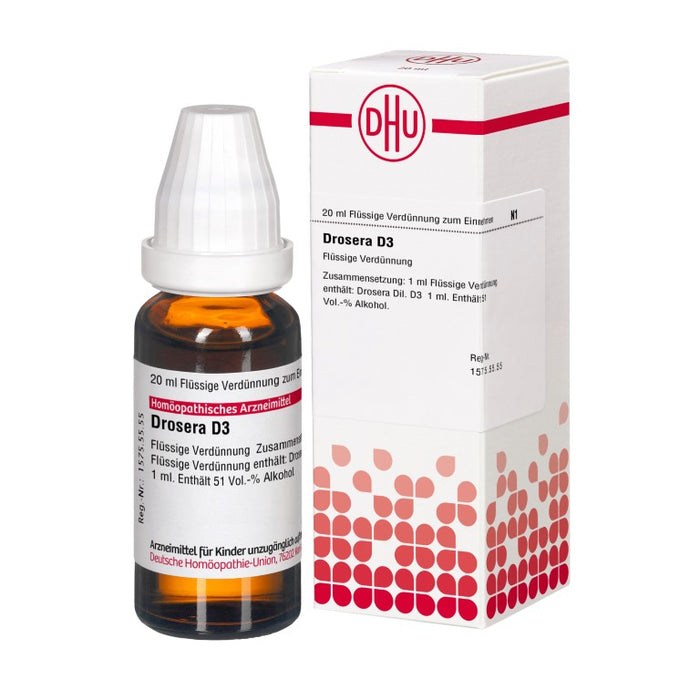 DHU Drosera D3 Dilution, 20 ml Lösung