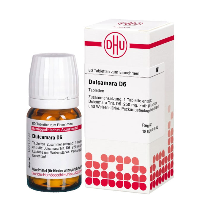 Dulcamara D6 DHU Tabletten, 80 St. Tabletten