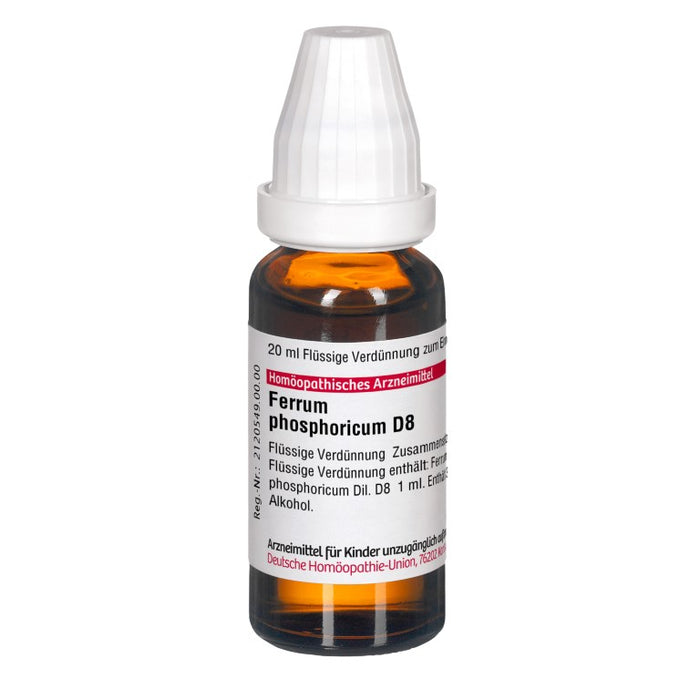 DHU Ferrum phosphoricum D8 Dilution, 20 ml Lösung