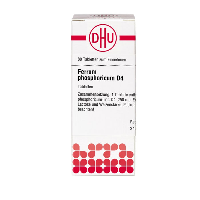 DHU Ferrum phosphoricum D4 Tabletten, 80 St. Tabletten