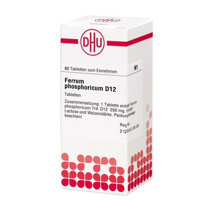 DHU Ferrum phosphoricum D12 Tabletten, 80 pcs. Tablets