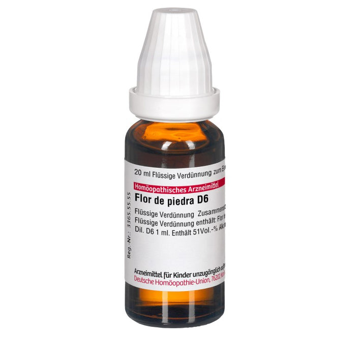 Flor de Piedra D6 DHU Dilution, 20 ml Lösung