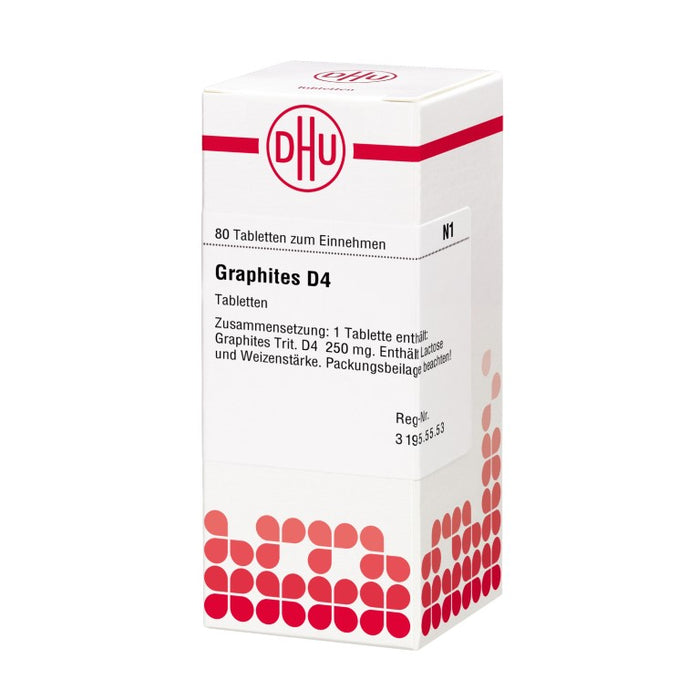 DHU Graphites D4 Tabletten, 80 pc Tablettes