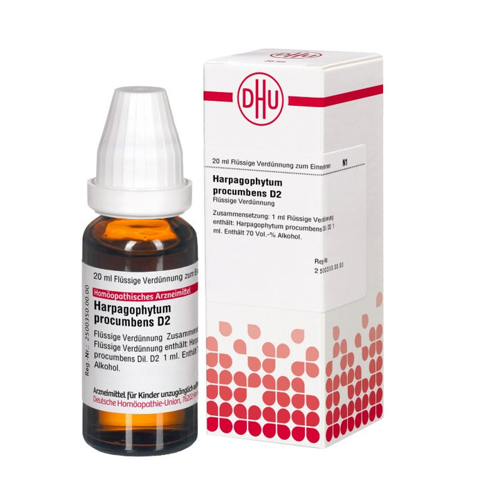 Harpagophytum procumbens D2 DHU Dilution, 20 ml Lösung