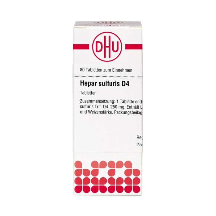 DHU Hepar sulfuris D4 Tabletten, 80 pcs. Tablets