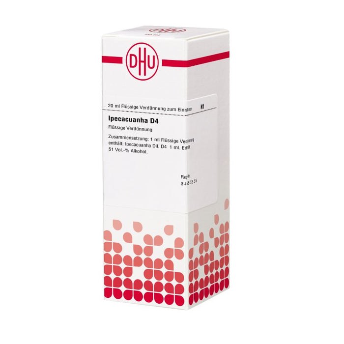 DHU Ipecacuanha D4 Dilution, 20 ml Lösung