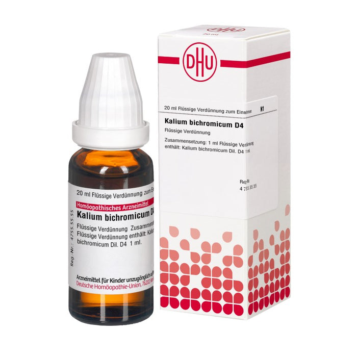 DHU Kalium bichromicum D4 Dilution, 20 ml Lösung