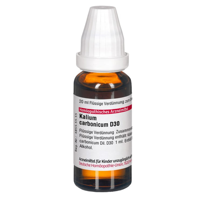 DHU Kalium carbonicum D30 Dilution, 20 ml Lösung