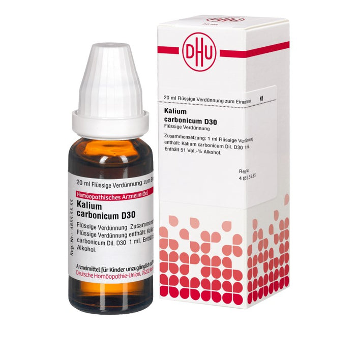 DHU Kalium carbonicum D30 Dilution, 20 ml Lösung