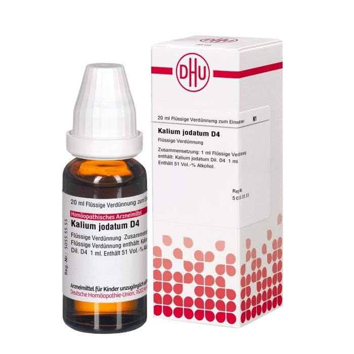 DHU Kalium jodatum D4 Dilution, 20 ml Lösung