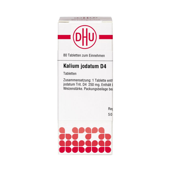 DHU Kalium jodatum D4 Tabletten, 80 pc Tablettes