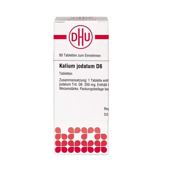 DHU Kalium jodatum D6 Tabletten, 80 pcs. Tablets