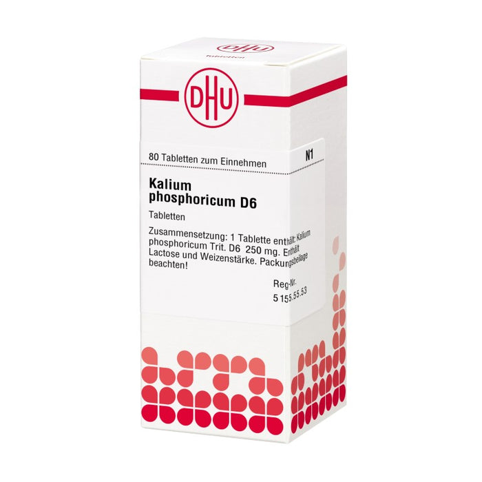 DHU Kalium phosphoricum D6 Tabletten, 80 pc Tablettes