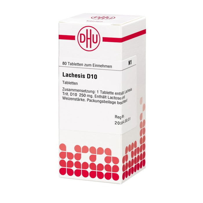 DHU Lachesis D10 Tabletten, 80 pcs. Tablets