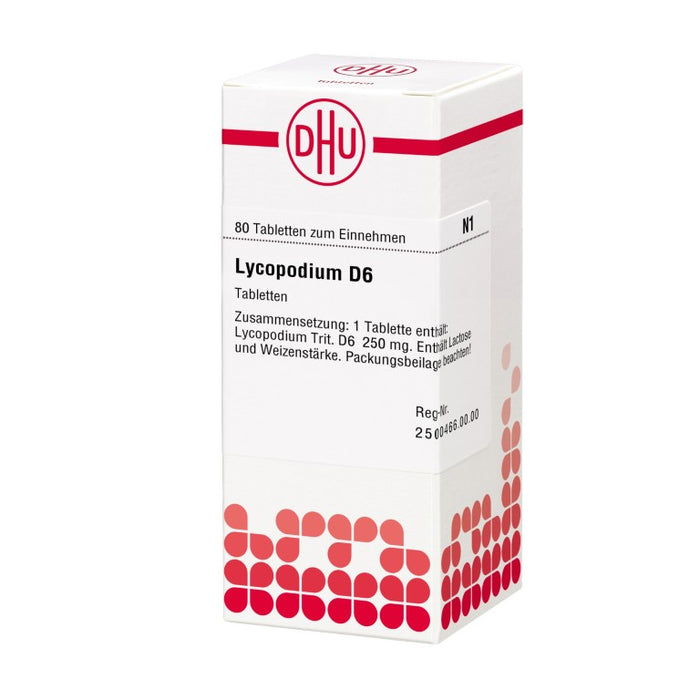 DHU Lycopodium D6 Tabletten, 80 pc Tablettes