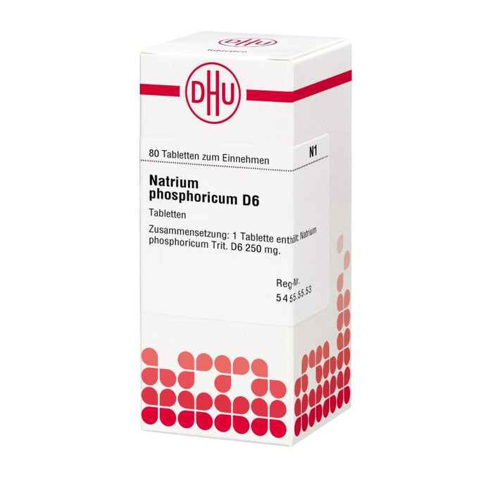 DHU Natrium phosphoricum D6 Tabletten, 80 pc Tablettes