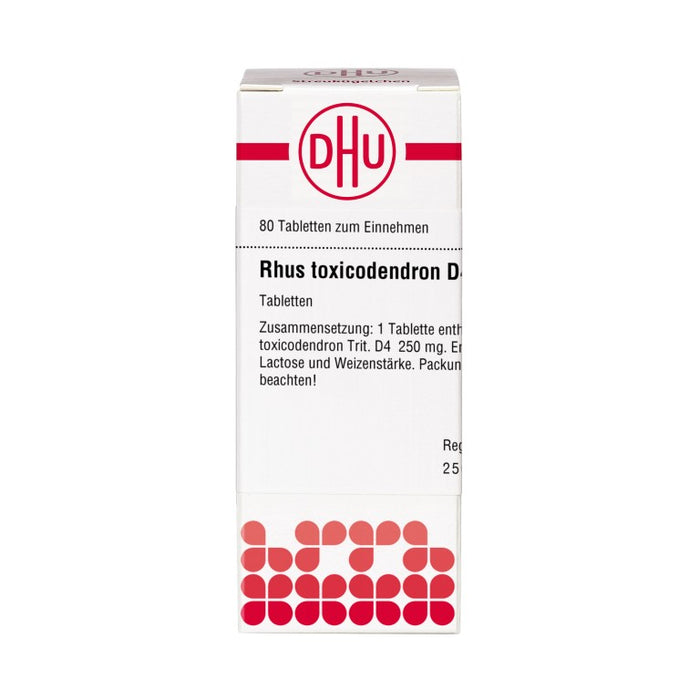 DHU Rhus toxicodendron D4 Tabletten, 80 pcs. Tablets