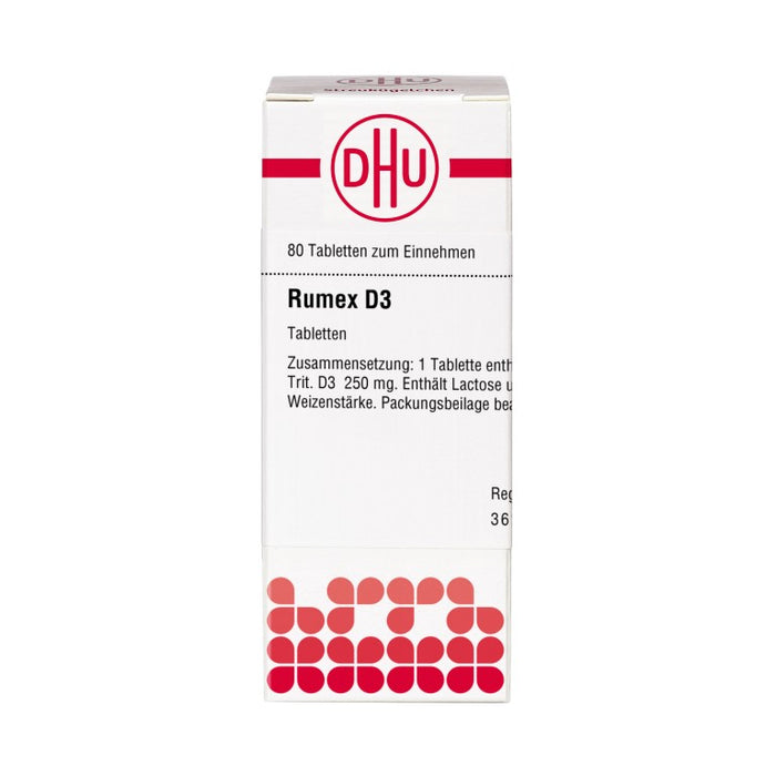 DHU Rumex D3 Tabletten, 80 pcs. Tablets