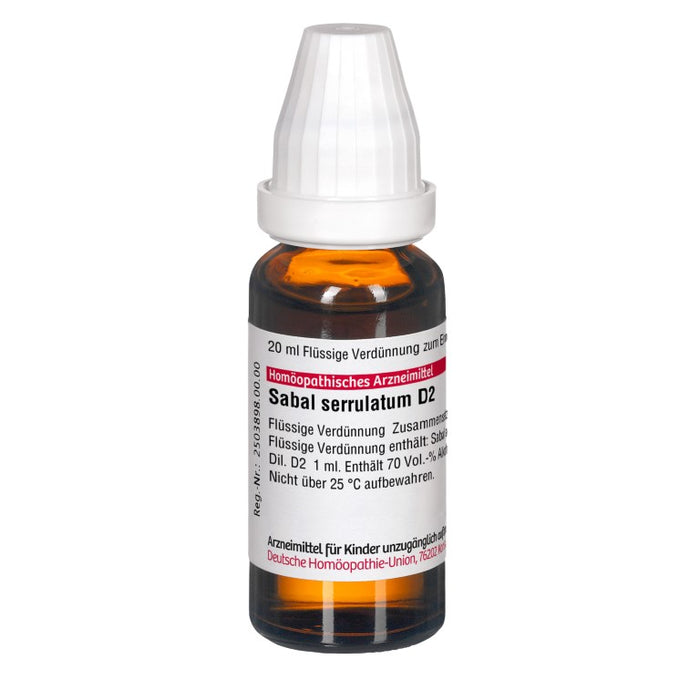 DHU Sabal serrulatum D2 Dilution, 20 ml Lösung