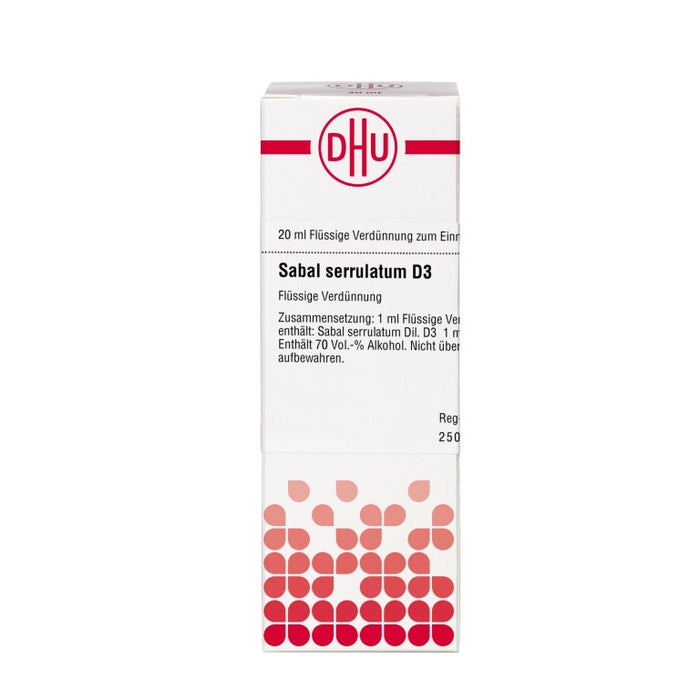 DHU Sabal serrulatum D3 Dilution, 20 ml Lösung