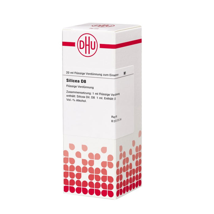 DHU Silicea D8 Dilution, 20 ml Lösung