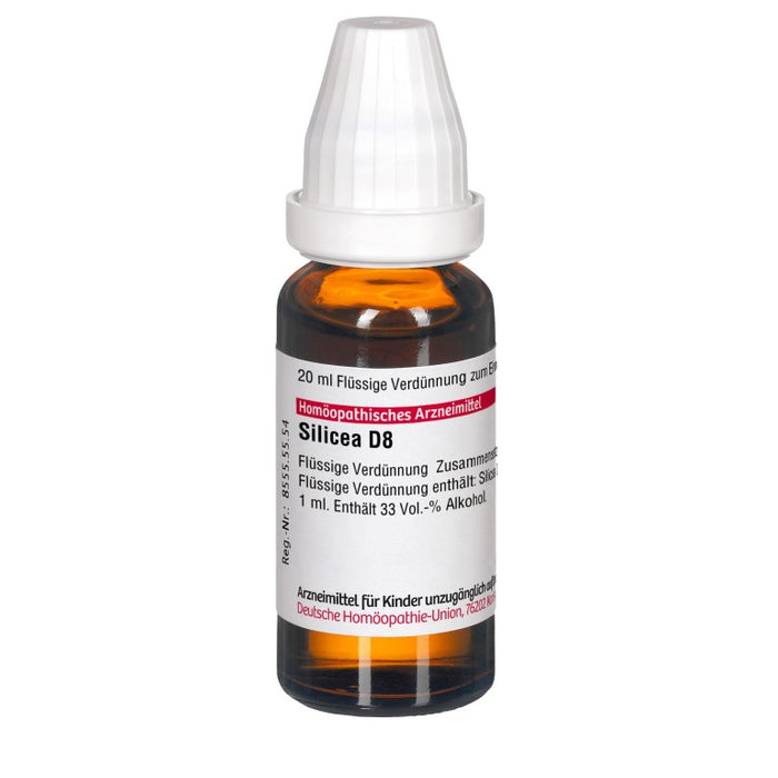 DHU Silicea D8 Dilution, 20 ml Lösung