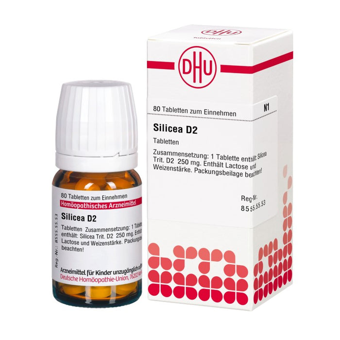 DHU Silicea D2 Tabletten, 80 pc Tablettes