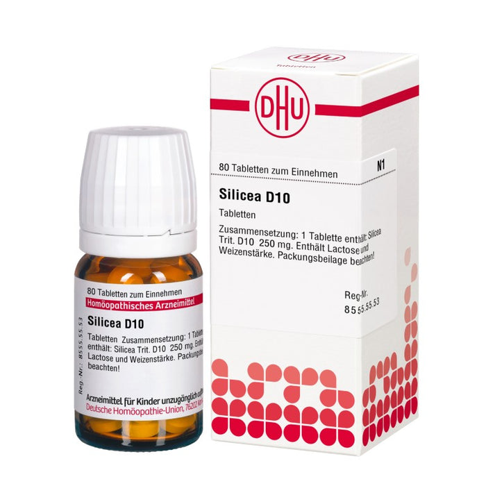 DHU Silicea D10 Tabletten, 80 St. Tabletten