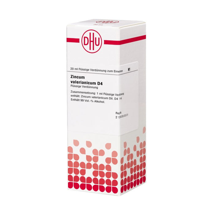 DHU Zincum valerianicum D4 Dilution, 20 ml Lösung