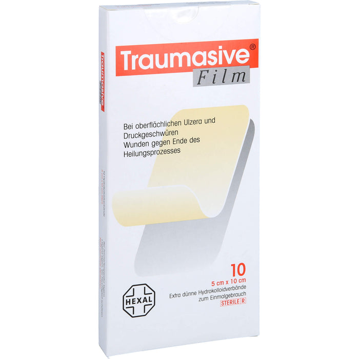 Traumasive Film 5 x 10 cm Hydrokolloidverband, 10 St. Wundauflagen