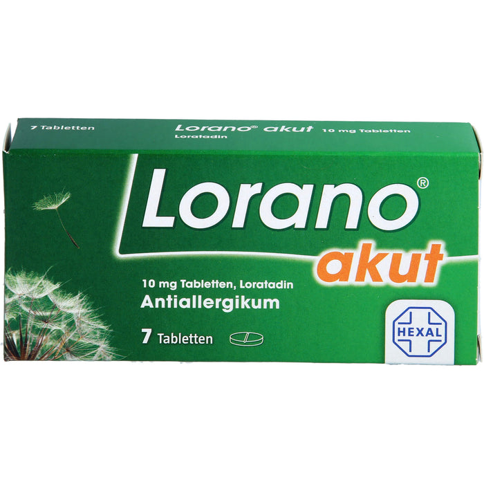 Lorano akut Tabletten, 7 pc Tablettes