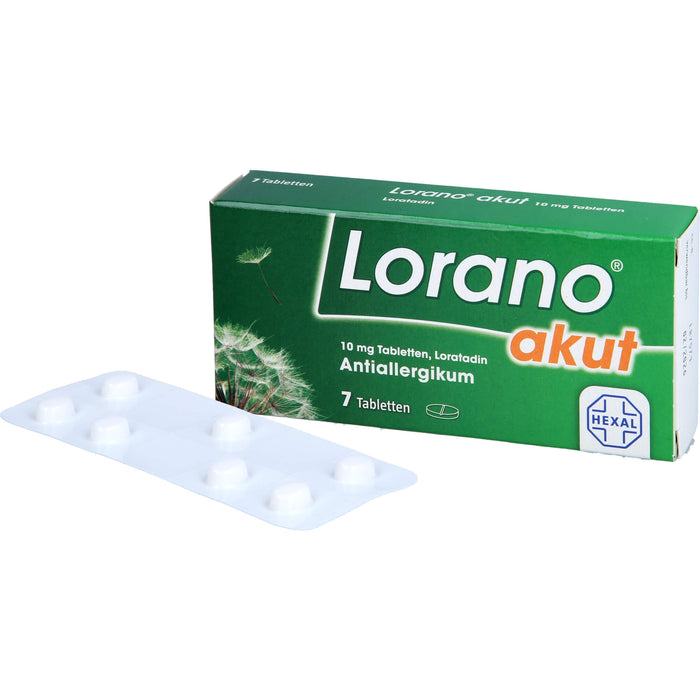 Lorano akut Tabletten, 7 St. Tabletten