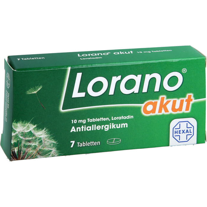 Lorano akut Tabletten, 7 pc Tablettes